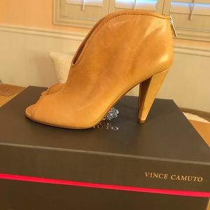 Vince Camuto peep toe bootie